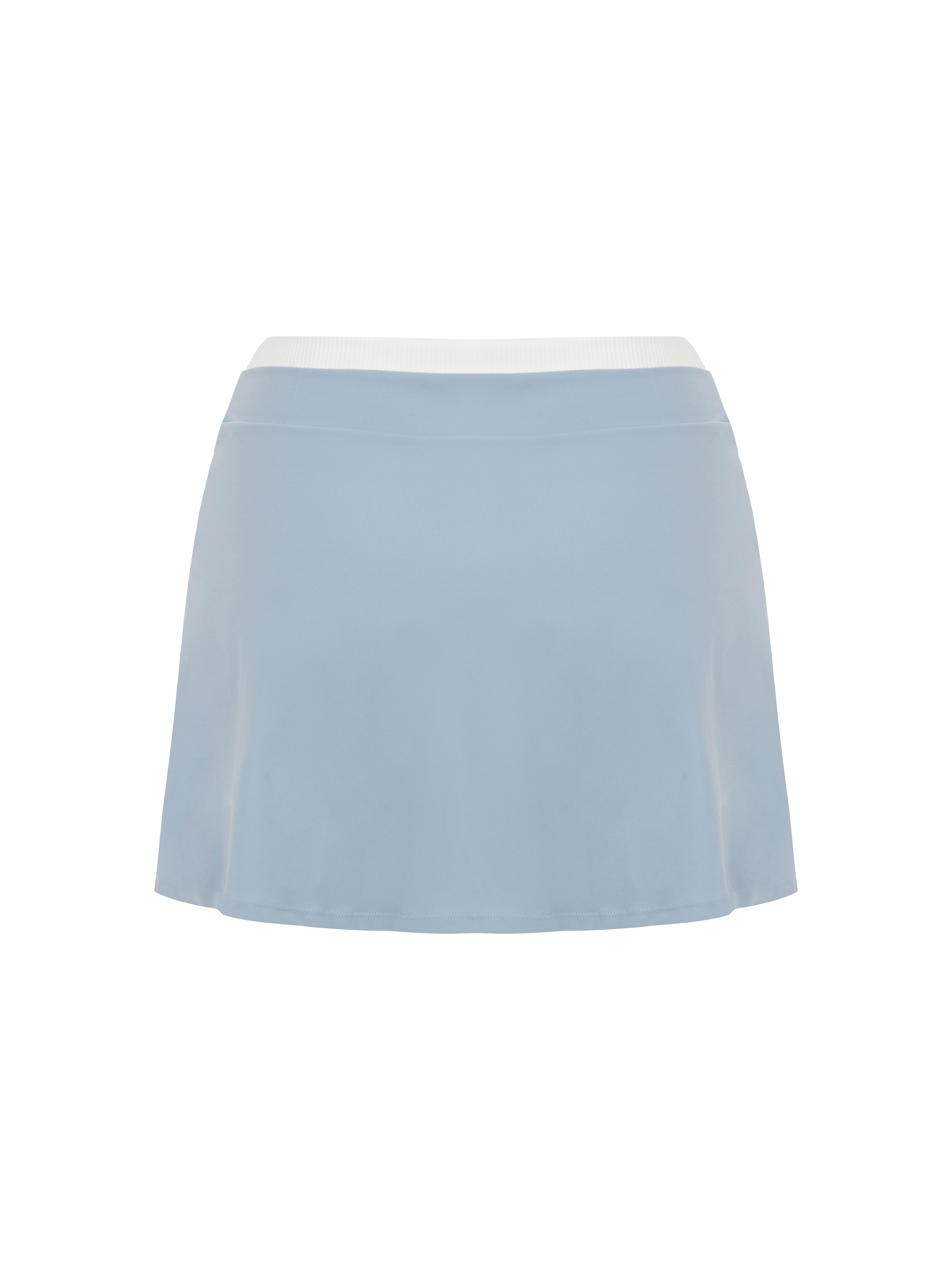 Silver Lake Blue Contrast Skirt