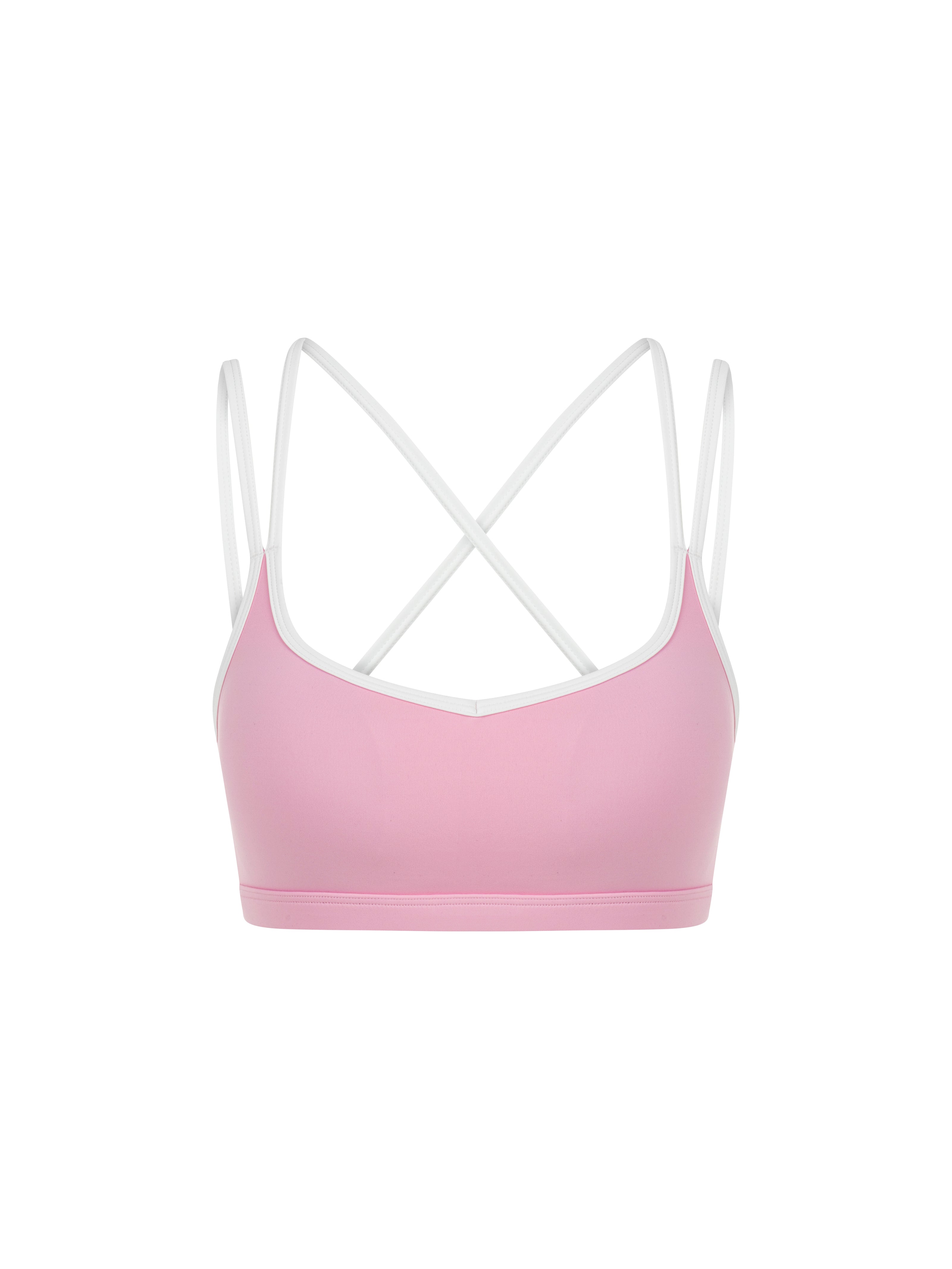 Pink Drink Contrast Bra