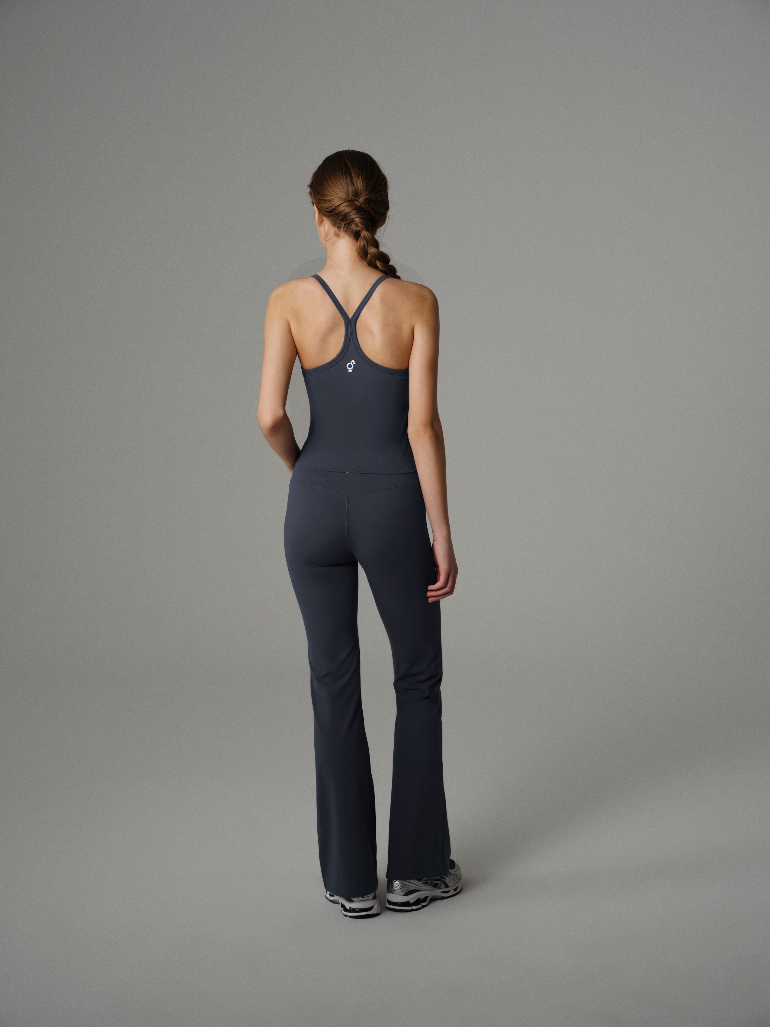 Dark Grey Flared Leggings