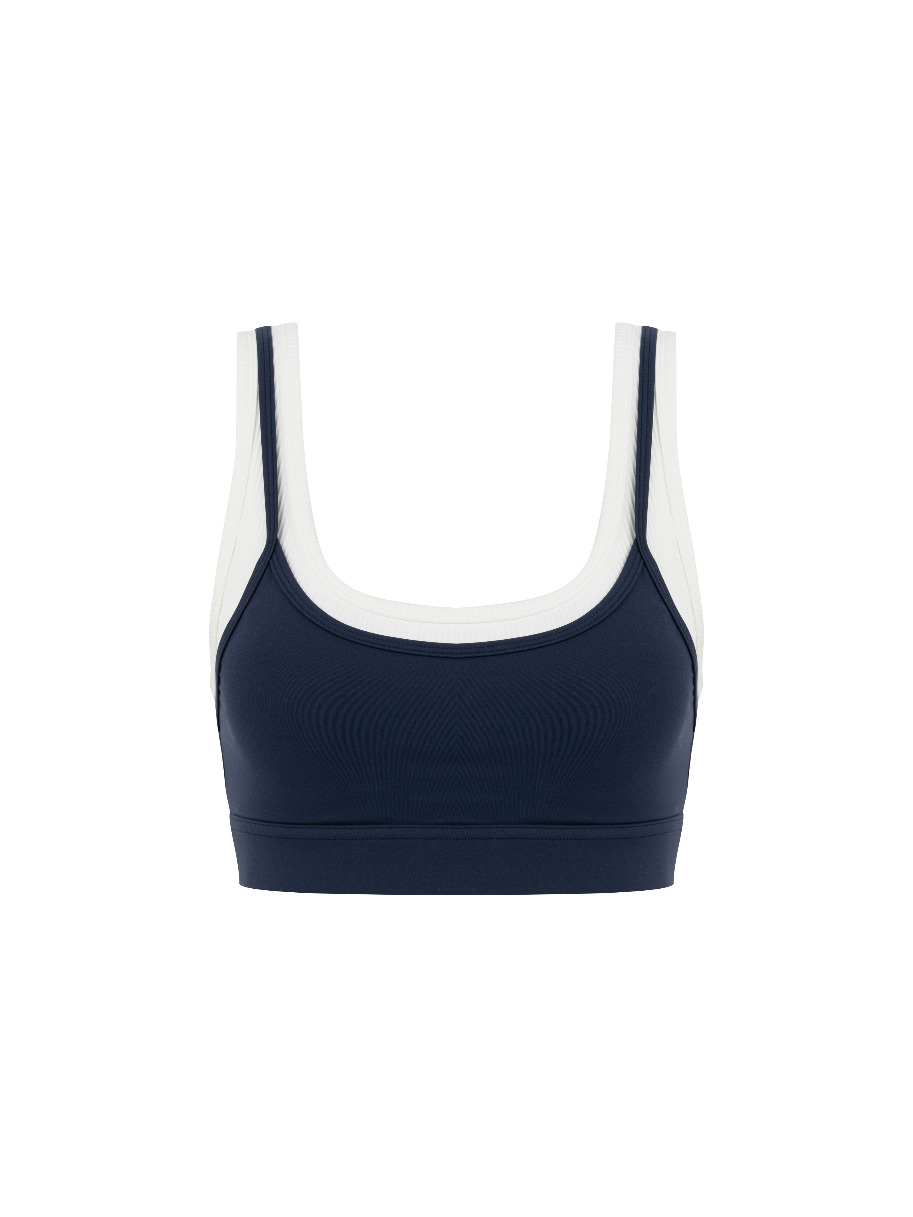 Dark Blue Contrast Bra