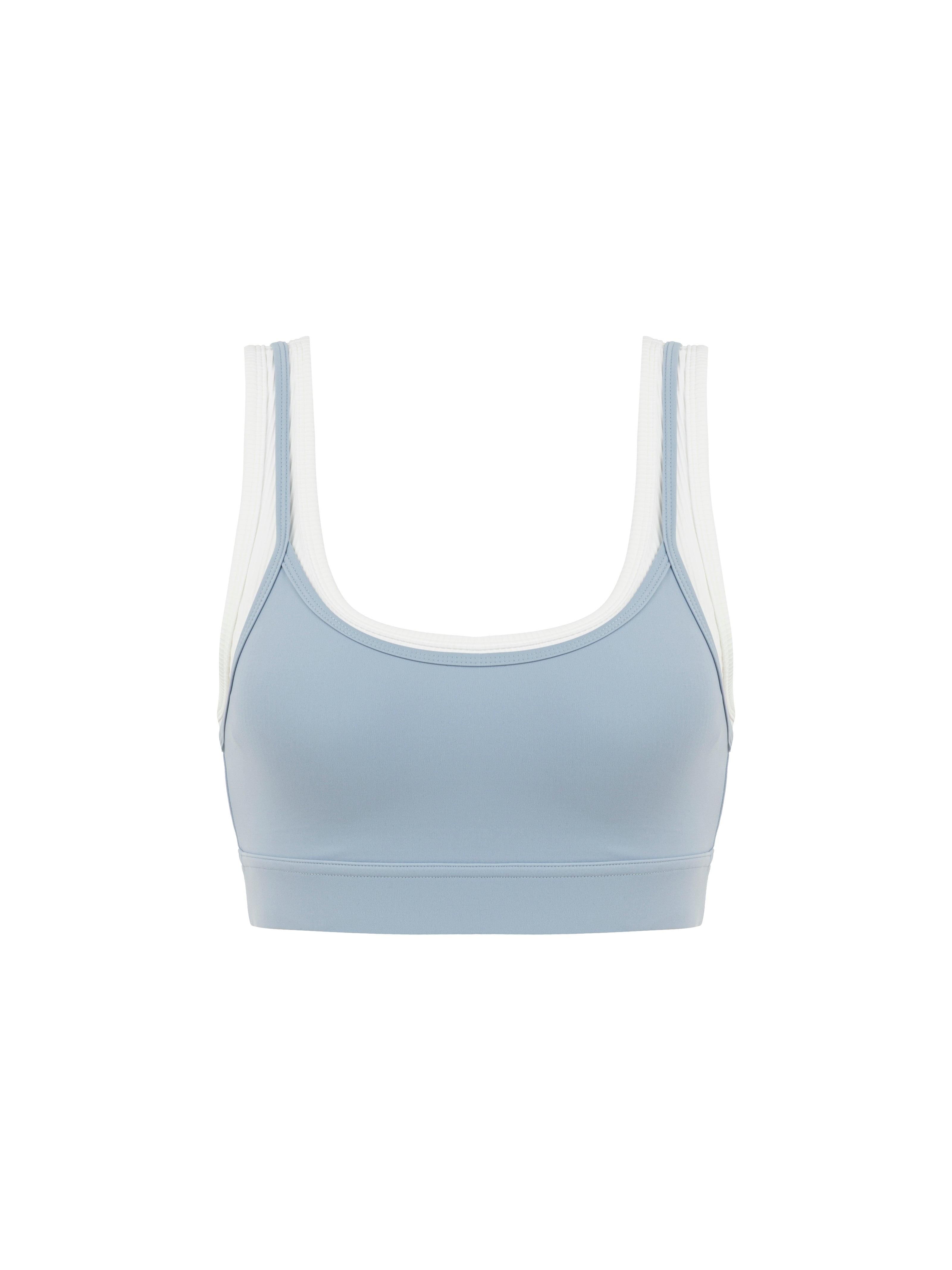 Silver Lake Blue Contrast Bra