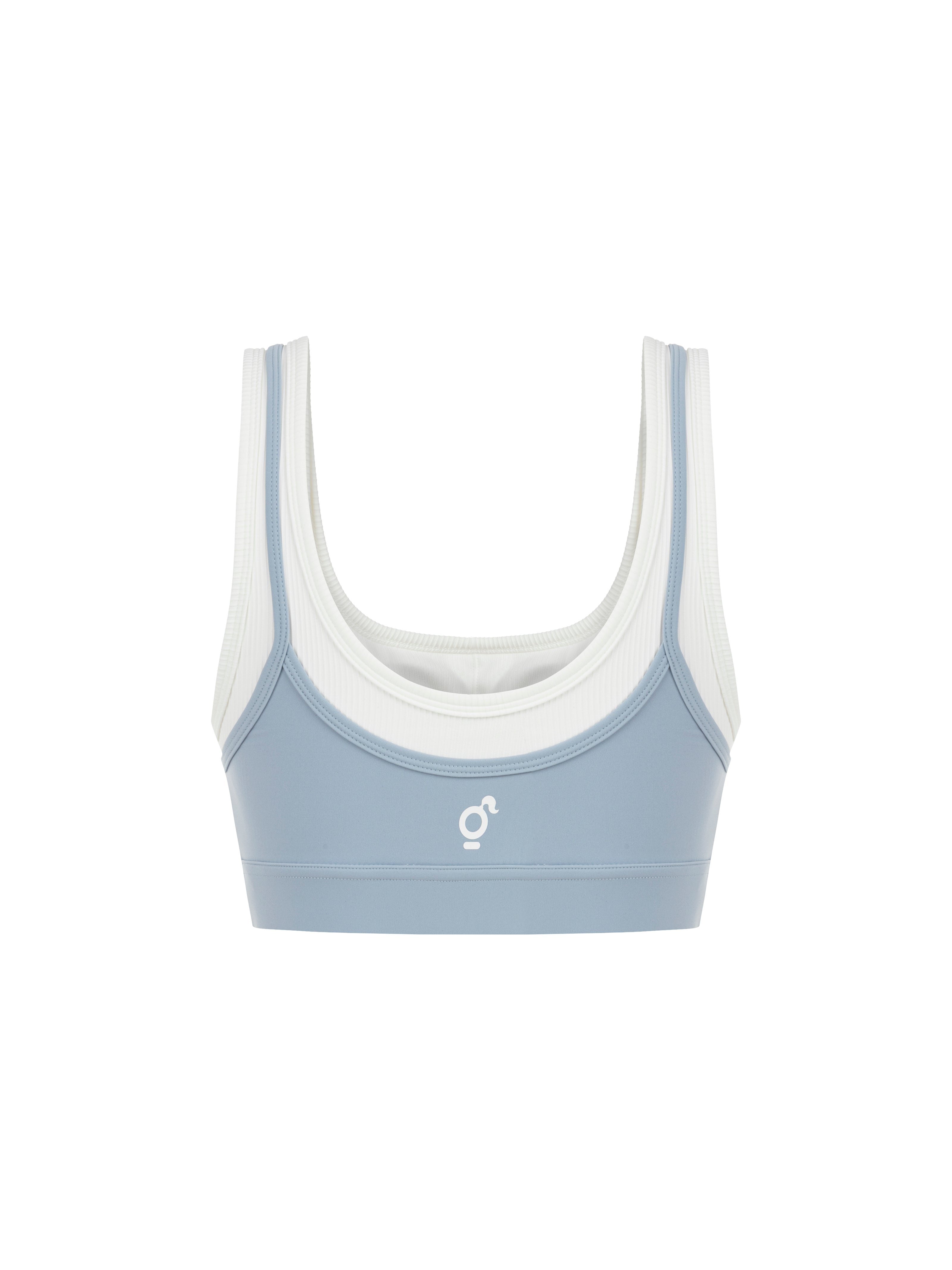 Silver Lake Blue Contrast Bra