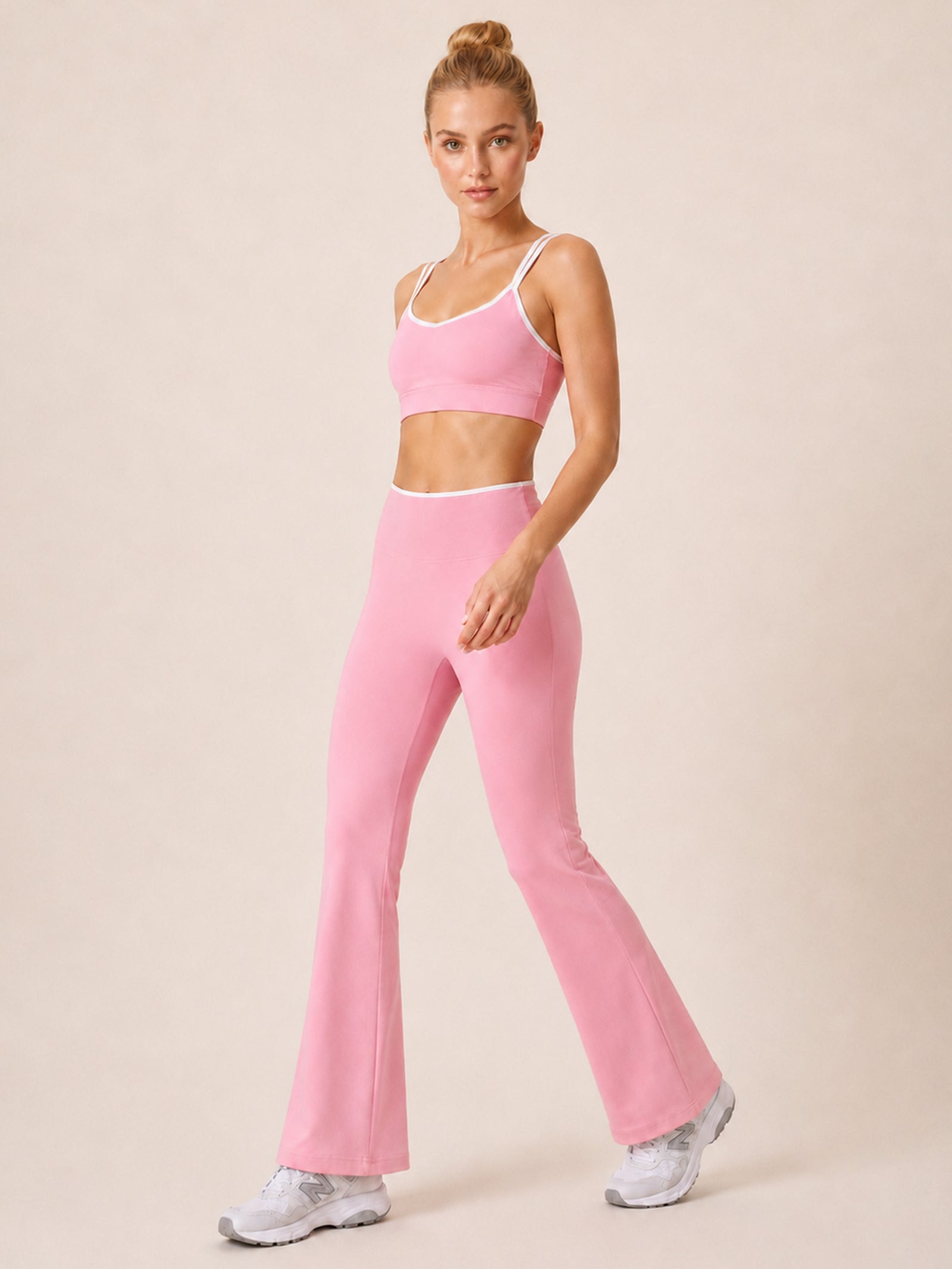 Pink Drink Flared Leggings