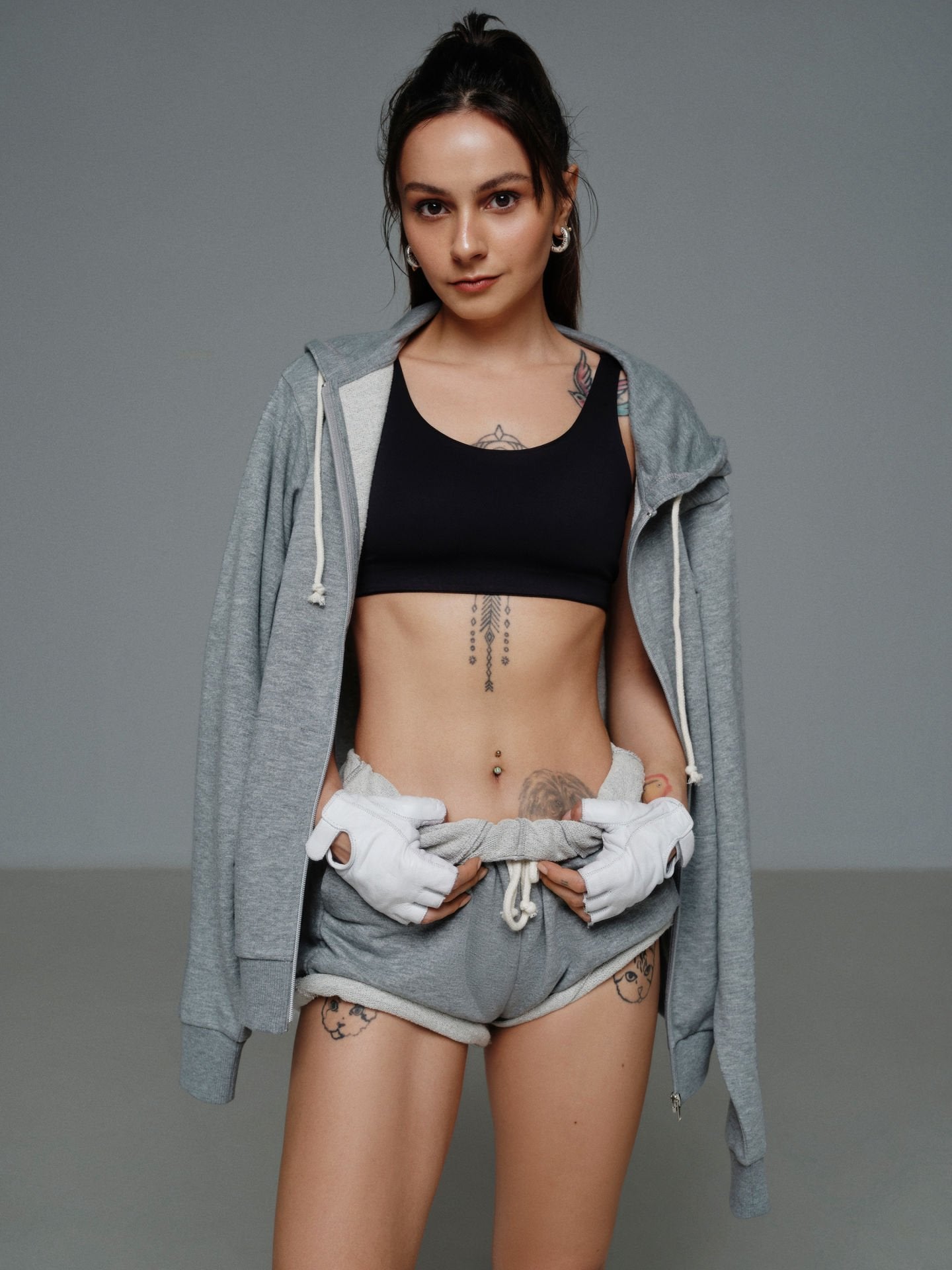 Signature Heather Grey Shorts